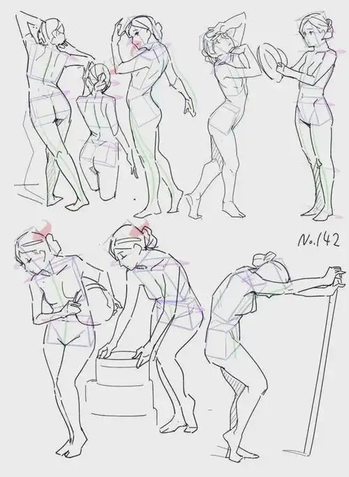 人体怎样正确练习二次元人体绘画详细教程