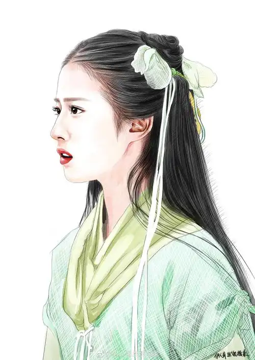 各路大佬手绘灵儿,我永远的白月光