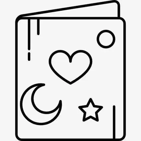 书的封面图简笔画