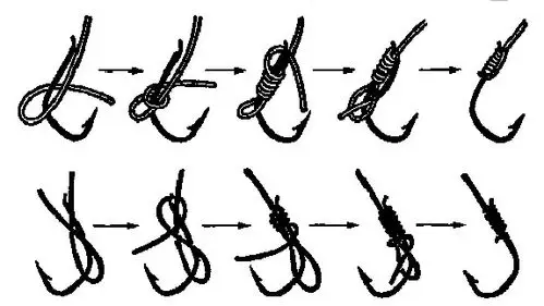 新手必学的鱼钩绑法