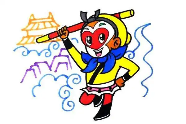 q版齐天大圣孙悟空怎么画