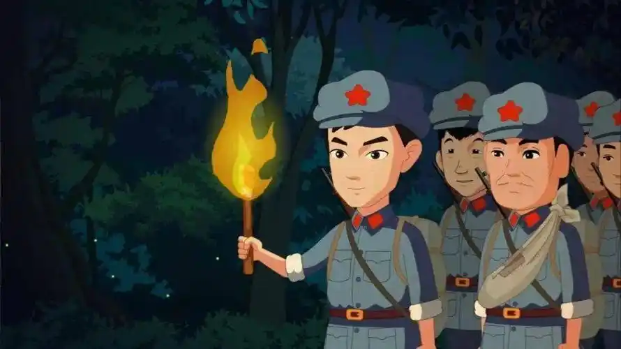 87年前,年轻的红军战士们满怀理想信念,不畏跋涉艰险,向着"红军长征