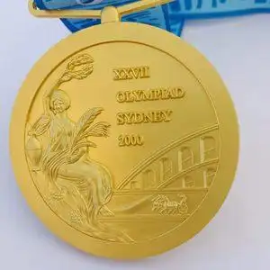 澳大利亚第27届悉尼运奥奖牌 2000澳洲体育运动金牌新品现货