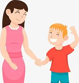 儿子pngaipng献给妈妈的吻竖副pngpng开心的一家四口手绘图pngepspng