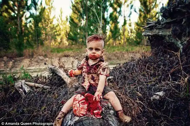 小正太拍丧尸写真惹争议妈妈他真的死过13分钟