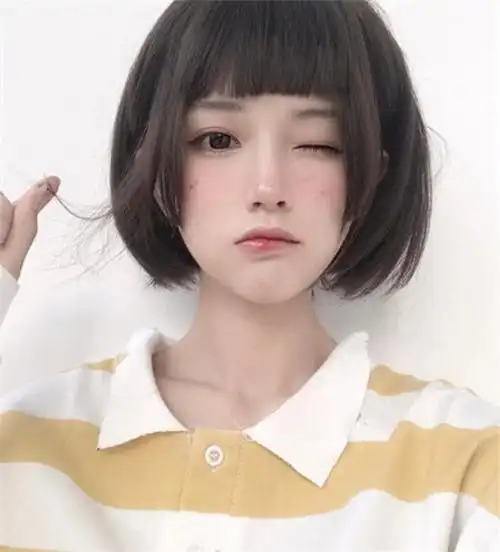 日系短发女姬发式 养眼日系短发秒变小仙女