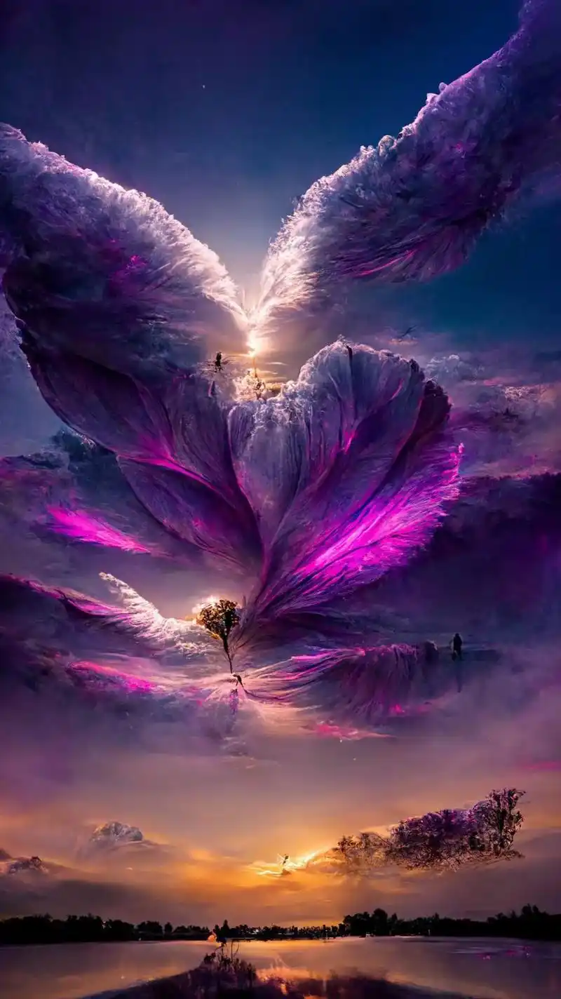 ai绘画～天使的翅膀.这么漂亮的梦幻天使的翅膀,当然要艾特你 - 抖音