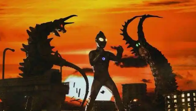 杰克奥特曼:怪兽古敦从地底钻出来,杰克以一敌二,陷入了危机