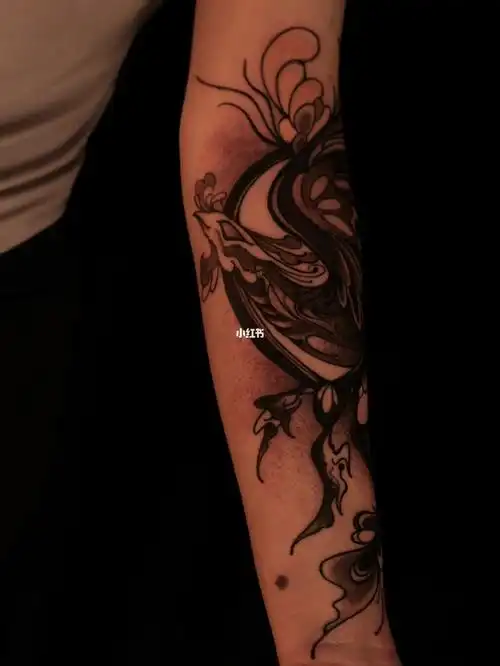 把凤凰的局部dna提取出来#我的纹身分享#女生纹身#纹身遮盖#凤凰纹身