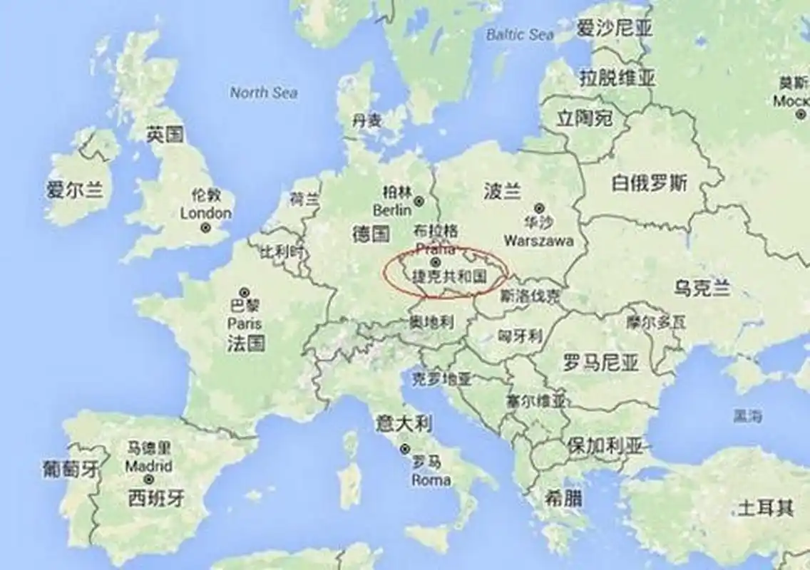 欧洲地图 向往的欧洲十日游... ... ...