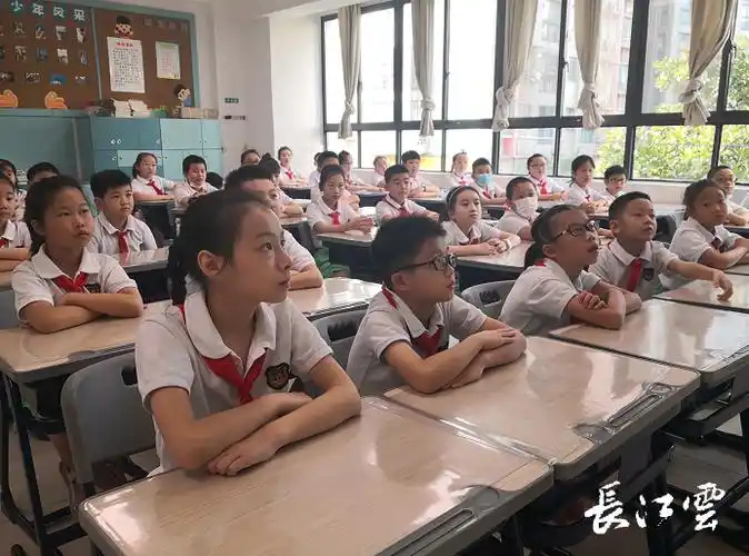 武汉市育才第二小学开学第一课传承红色基因争做风采少年
