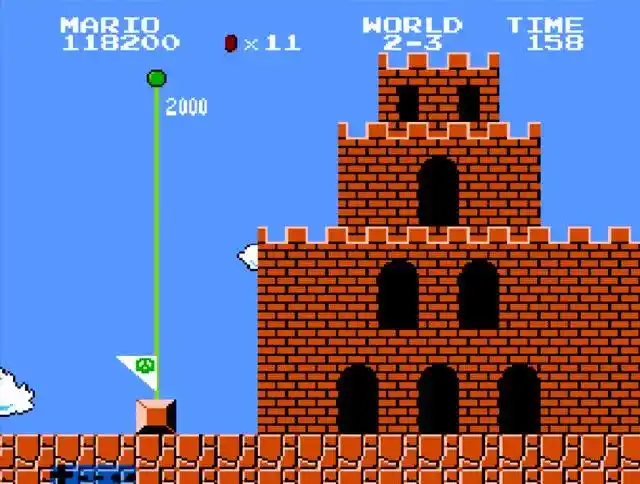 fc《超级马里奥》一代一命通关