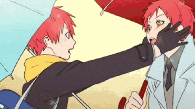 摸脸打伞下雪揉脸gif动图_动态图_表情包下载_soogif