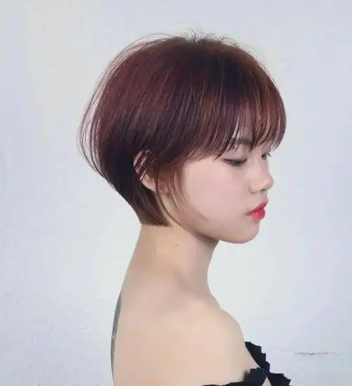 最新潮短发剪短一寸遮三丑