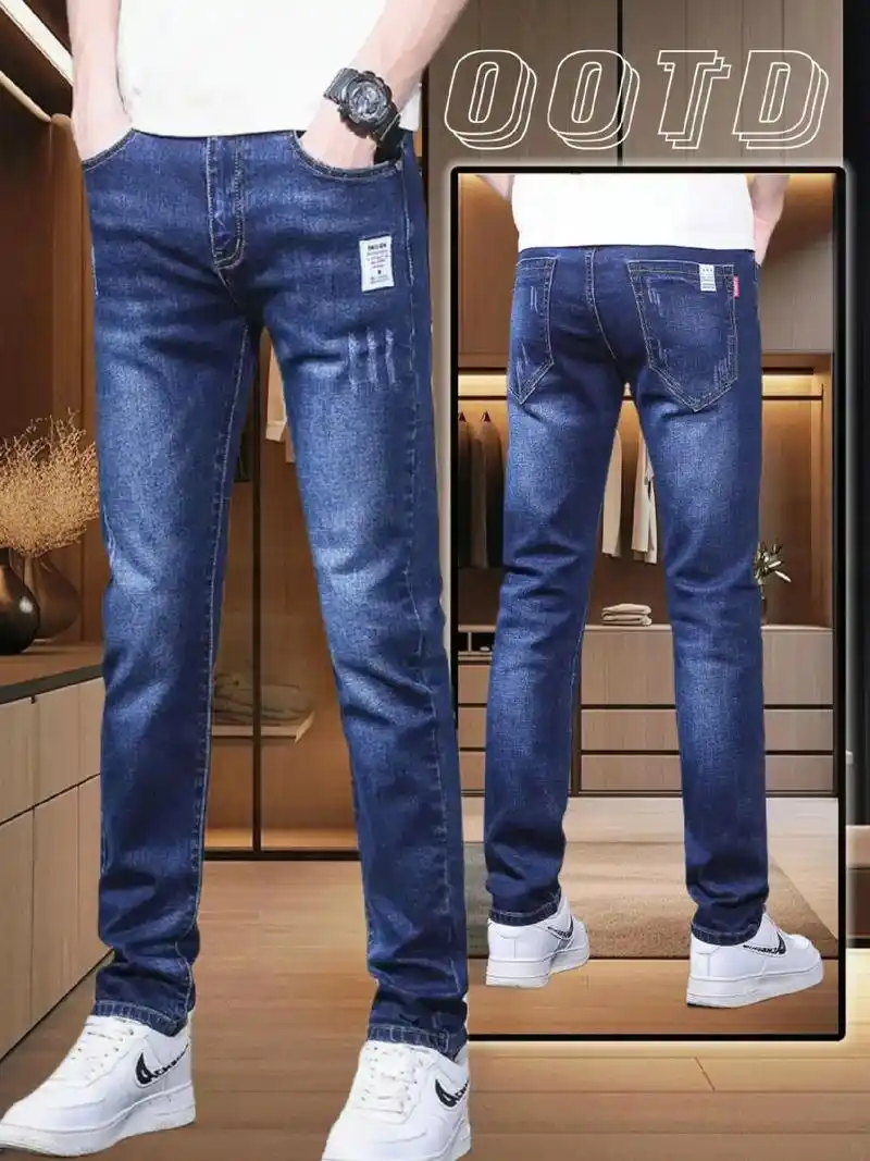 弹力修身男士牛仔裤90帅到爆炸99.男