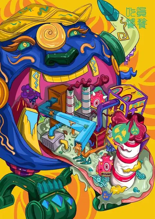 2018第十九届白金创意国际大学生平面设计大赛获奖作品插图设计