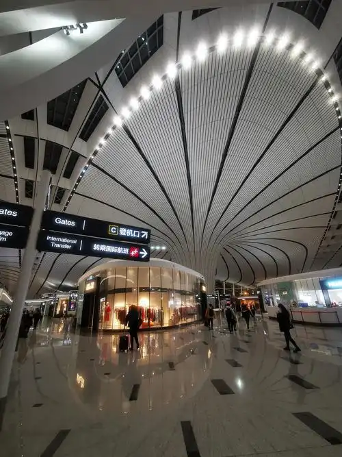 北京大兴国际机场候机大厅