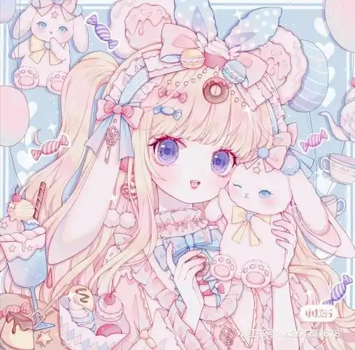 超级超级粉嫩的闺蜜五人头像