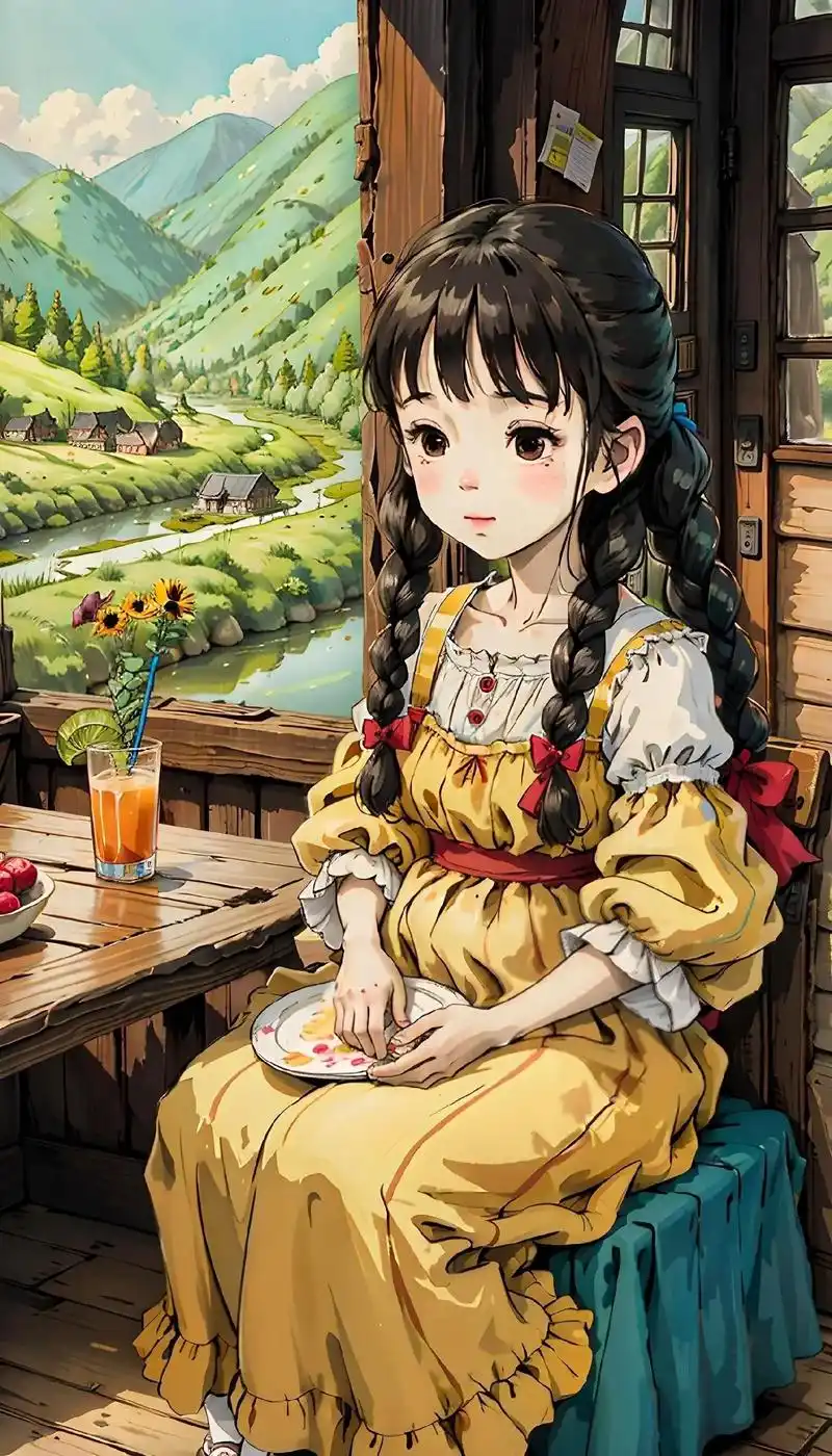 漫画女孩.烈日炎炎,夏天的气息扑面而来,让人一时无法接受,在 - 抖音