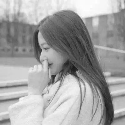 黑白女生高冷侧面_qq女生头像_我要个性网