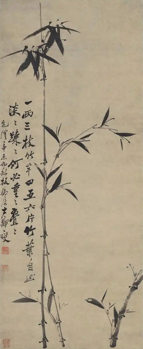 竹子的诗-郑板桥《墨竹图》:画家的自白,如何用一根竹子编织艺术人生