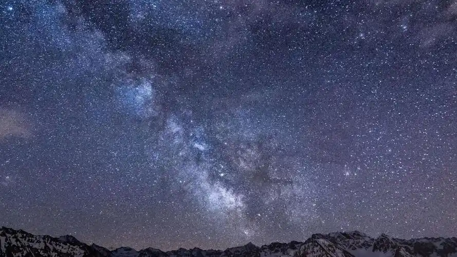 梦幻唯美的星空美景高清原图下载,梦幻唯美的星空美景_风光电脑壁纸