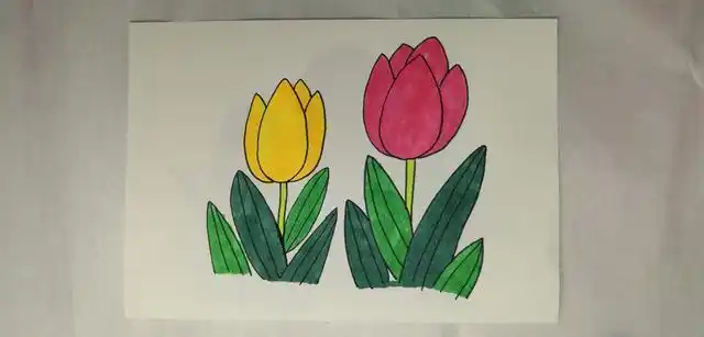 儿童简笔画,各种植物花卉的简笔画图片,认识各种花的画法