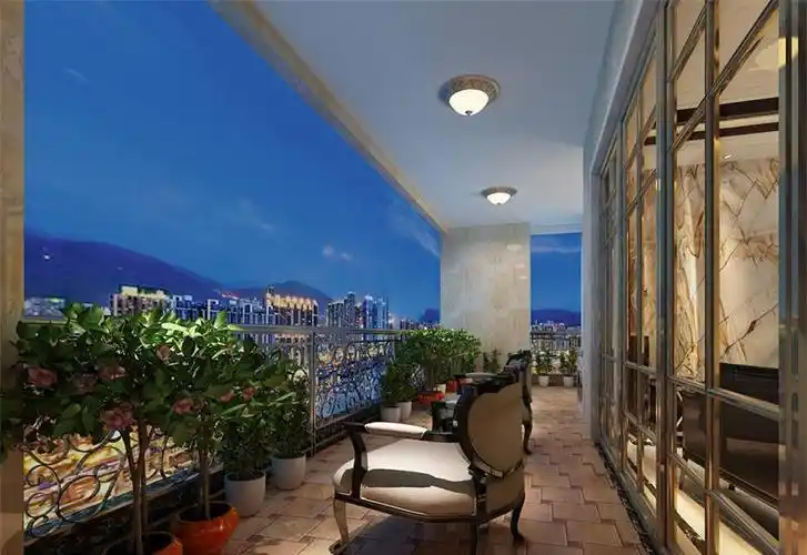 客厅阳台装修效果图大全