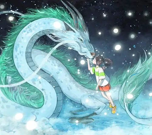 千与千寻小千白龙宫崎骏童年回忆治愈