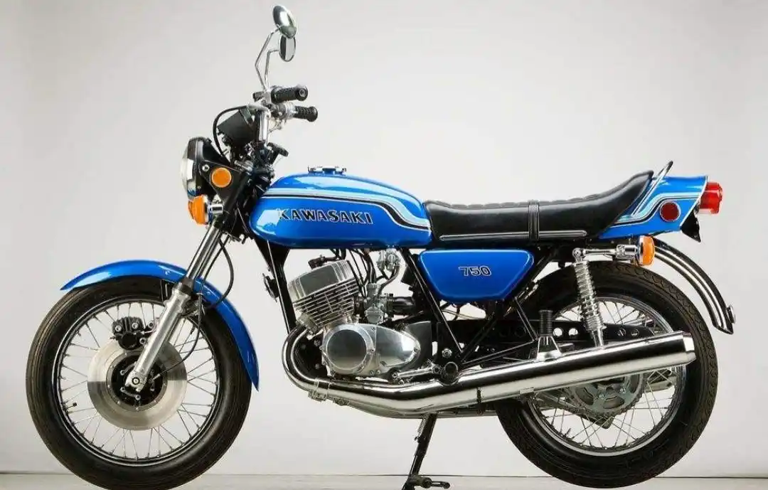 谁说川崎没有小排量,这款kh125就在上世纪七八十年代就流行了