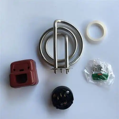 电热水壶配件干烧加热管热管电热管不锈钢壶芯1500w铜节能干烧