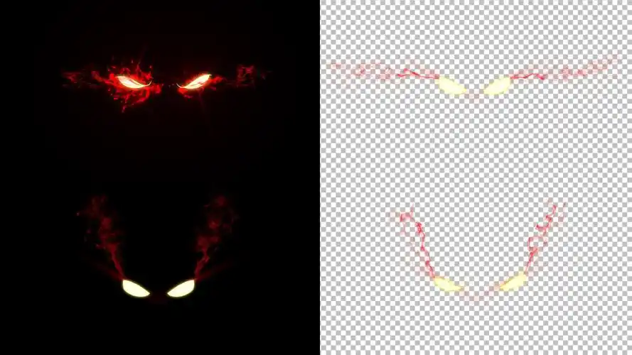 镭射眼特效【通道】