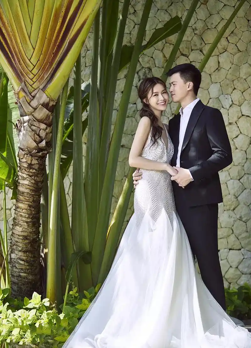 文咏珊巴厘岛婚纱照美的像仙女这也许才是少女想要的幸福模样