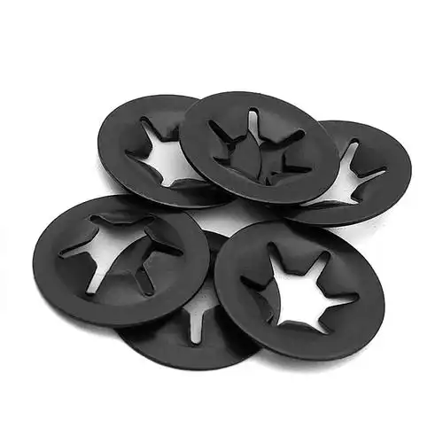 轴承夹挡圈梅花孔用挡卡垫片花型卡簧夹片挡圈