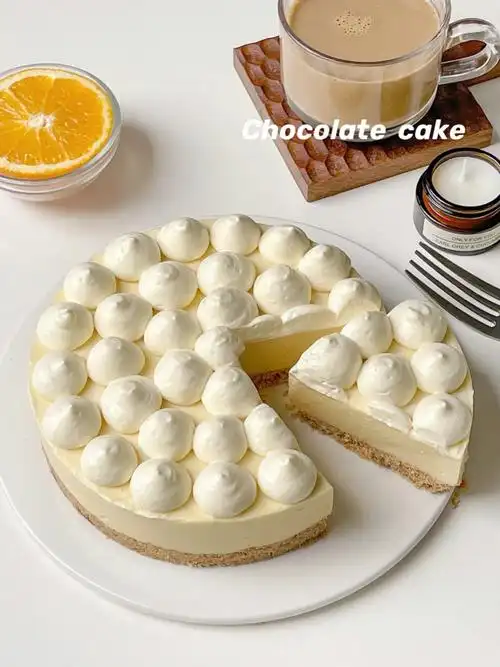 免烤箱零失败75超浓郁白巧克力芝士慕斯蛋糕