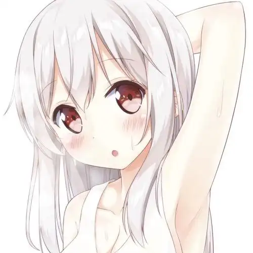 白发动漫女生头像