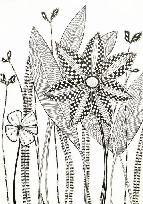 一,二年级美术课巜点,线,面》