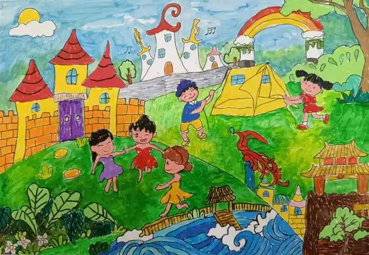 三十而励——我心目中的儿童友好城市"主题绘画比赛作品展示(幼儿组)