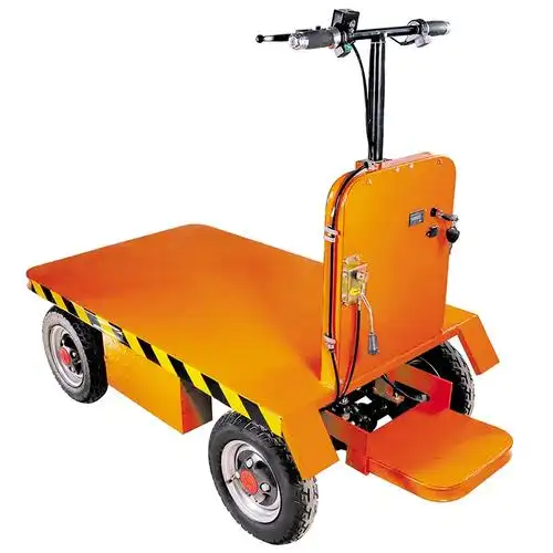 定制电动平板车手推车载重王升降车搬运车拉货车四轮工地建筑折叠拖车