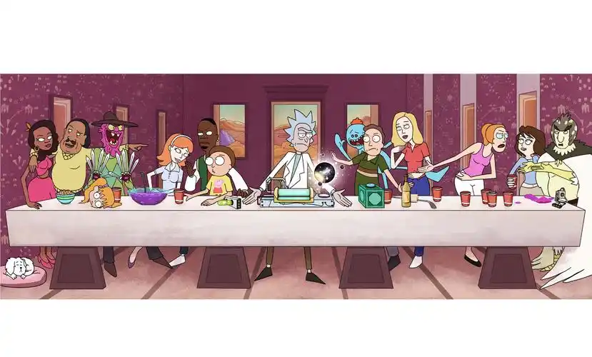 4k壁纸瑞克和莫蒂