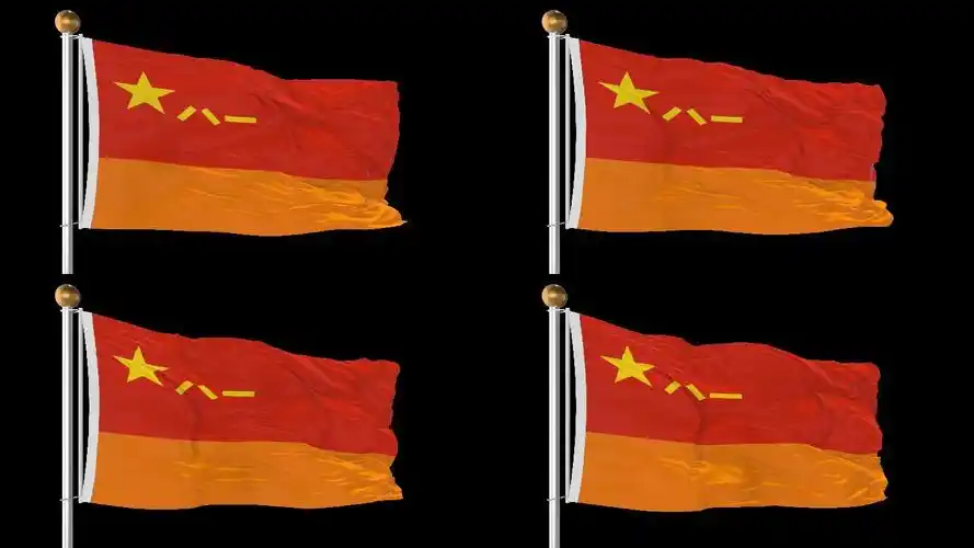 中国人民解放军火箭军军旗无缝循环
