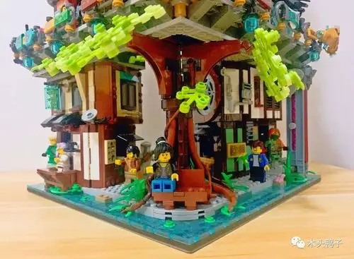 忍者城归来依然带着如此放肆的设计乐高71741幻影忍者城市花园首发