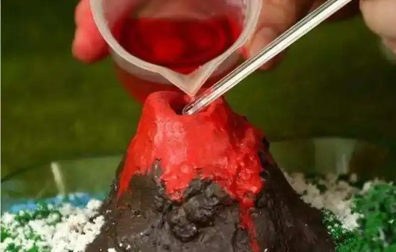 火山喷发实验作文600字