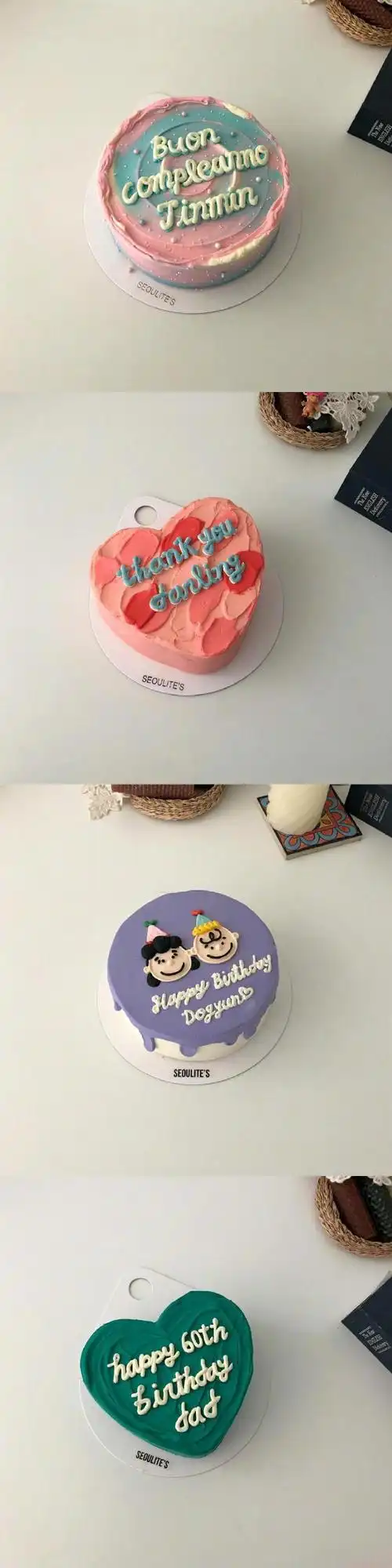 seoulites 卡通蛋糕   真好看鸭