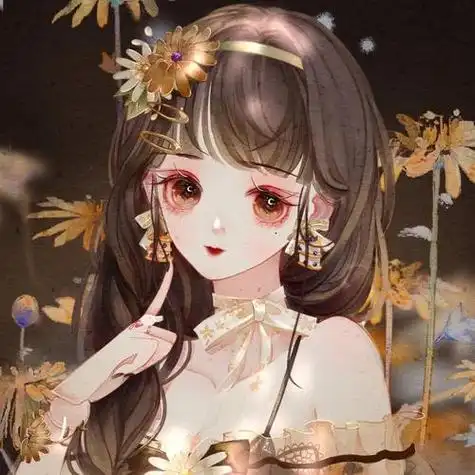 仙气动漫女生头像我喜欢一年四季只是因为四季有你