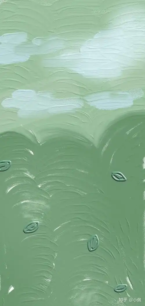 想要一些抹茶色的东西当壁纸