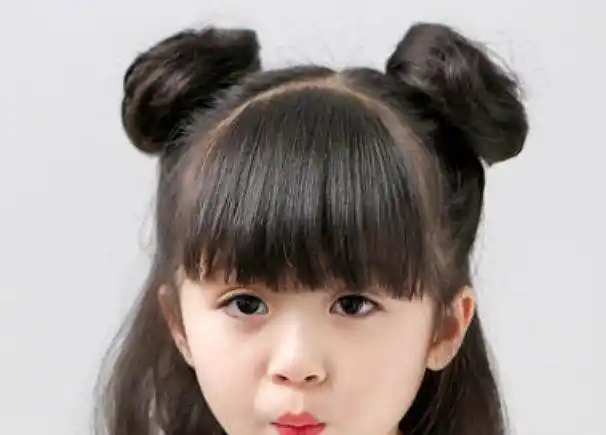 儿童盘头发简单好看的步骤