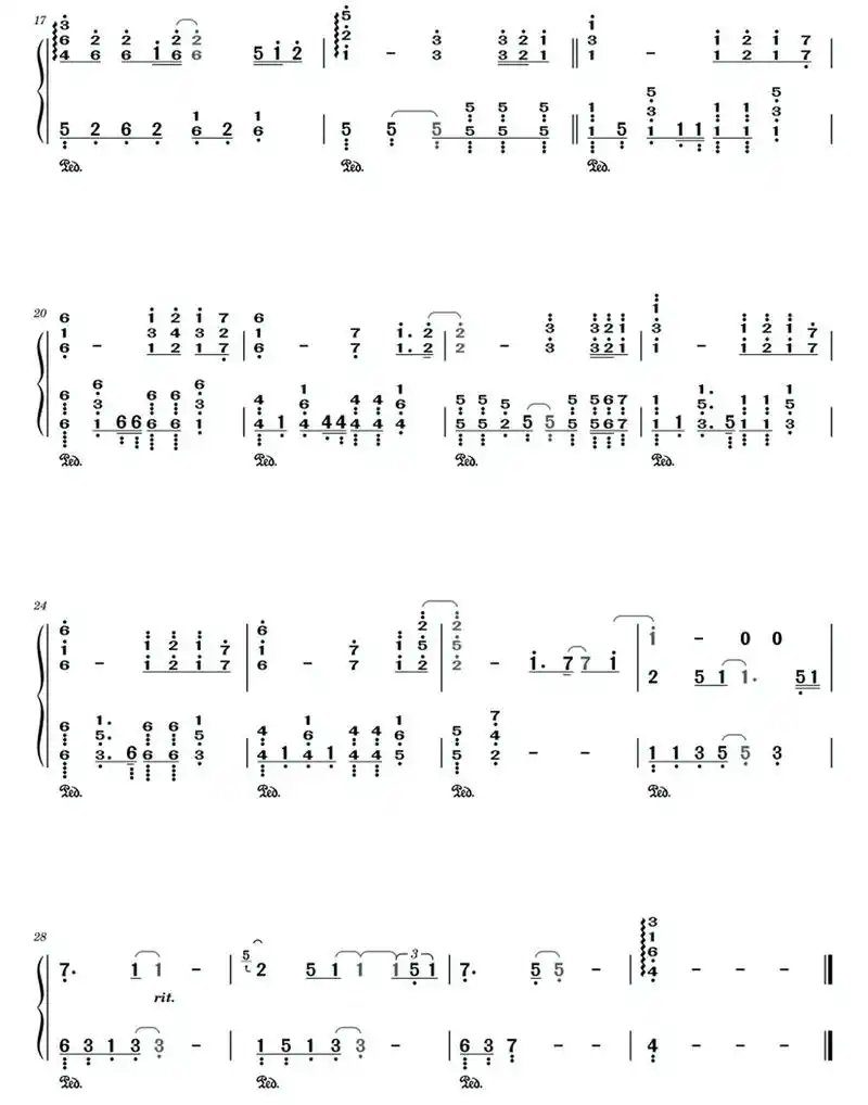 《喜欢你》邓紫棋(简谱版)   ps:本博主提供各大品牌护肤品专柜代购