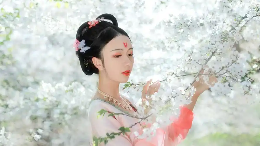 古风美女美艳迷人图片桌面壁纸