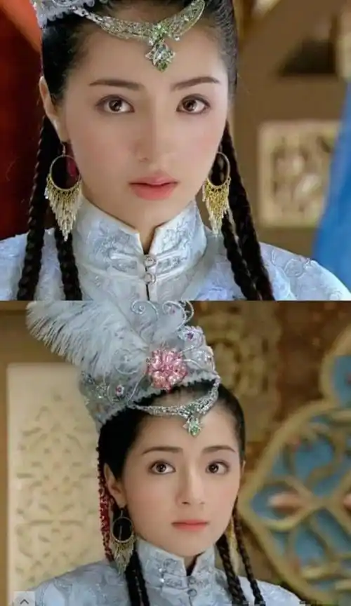 再看麦迪娜出演的香妃其实清丽脱俗已经很美比热巴都耐看